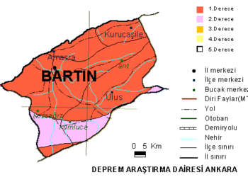 Bartın Açıklarında Deniz Altı Fayı İzleniyor