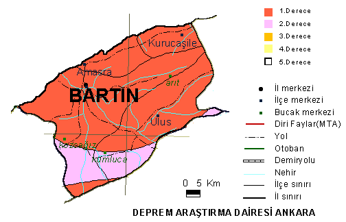 Bartın Açıklarında Deniz Altı Fayı İzleniyor