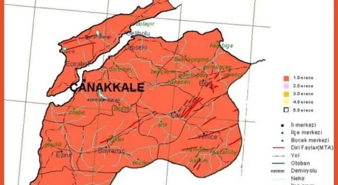 ⚠️ Fayların Kesişim Noktası: Çanakkale Çifte Risk Altında