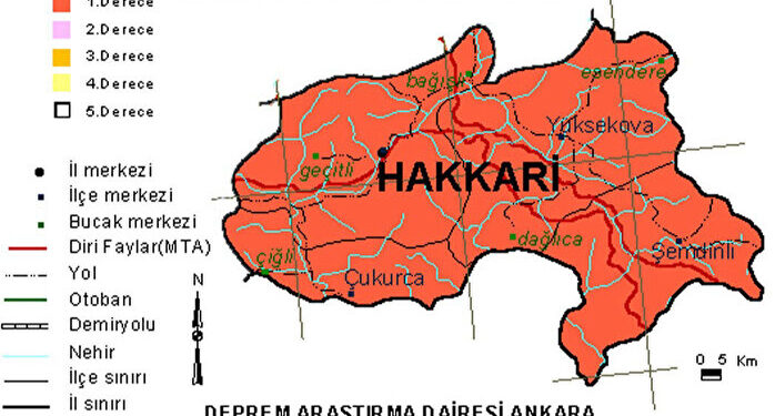 Zagros Bindirme Kuşağı Üzerinde: Hakkâri Türkiye’nin En Riskli Bölgelerinden