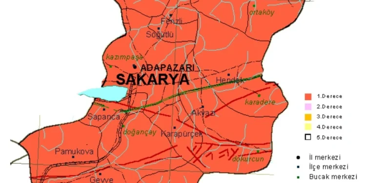 Kuzey Anadolu Fayı’nın Kalbi: Sakarya Yüksek Risk Bölgesinde